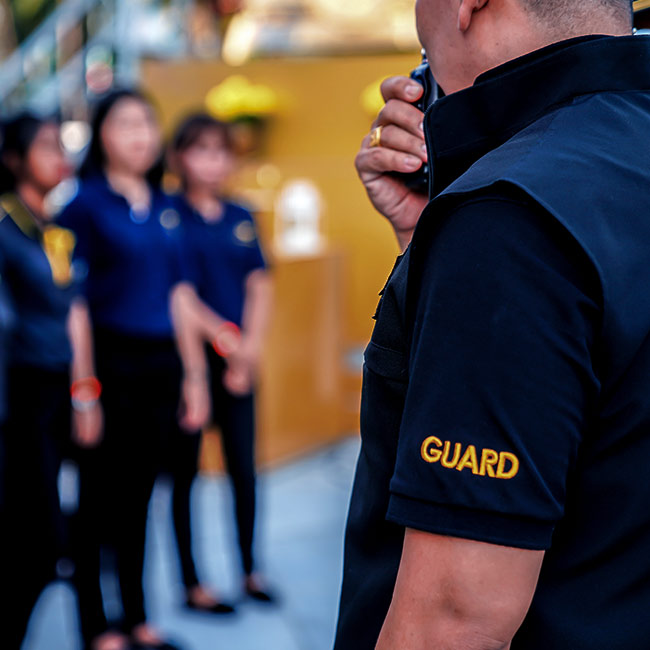 security guard securing an event venue battle creek mi